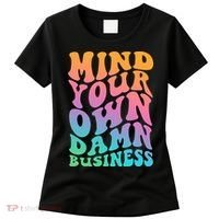 Mind Your Own Damn Business Walz Women's T-Shirt thumb 0