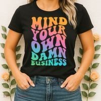 Mind Your Own Damn Business Walz Women's T-Shirt thumb 2