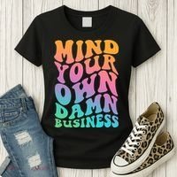 Mind Your Own Damn Business Walz Women's T-Shirt thumb 3
