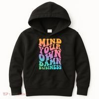Mind Your Own Damn Business Walz Kids Hoodie thumb 0