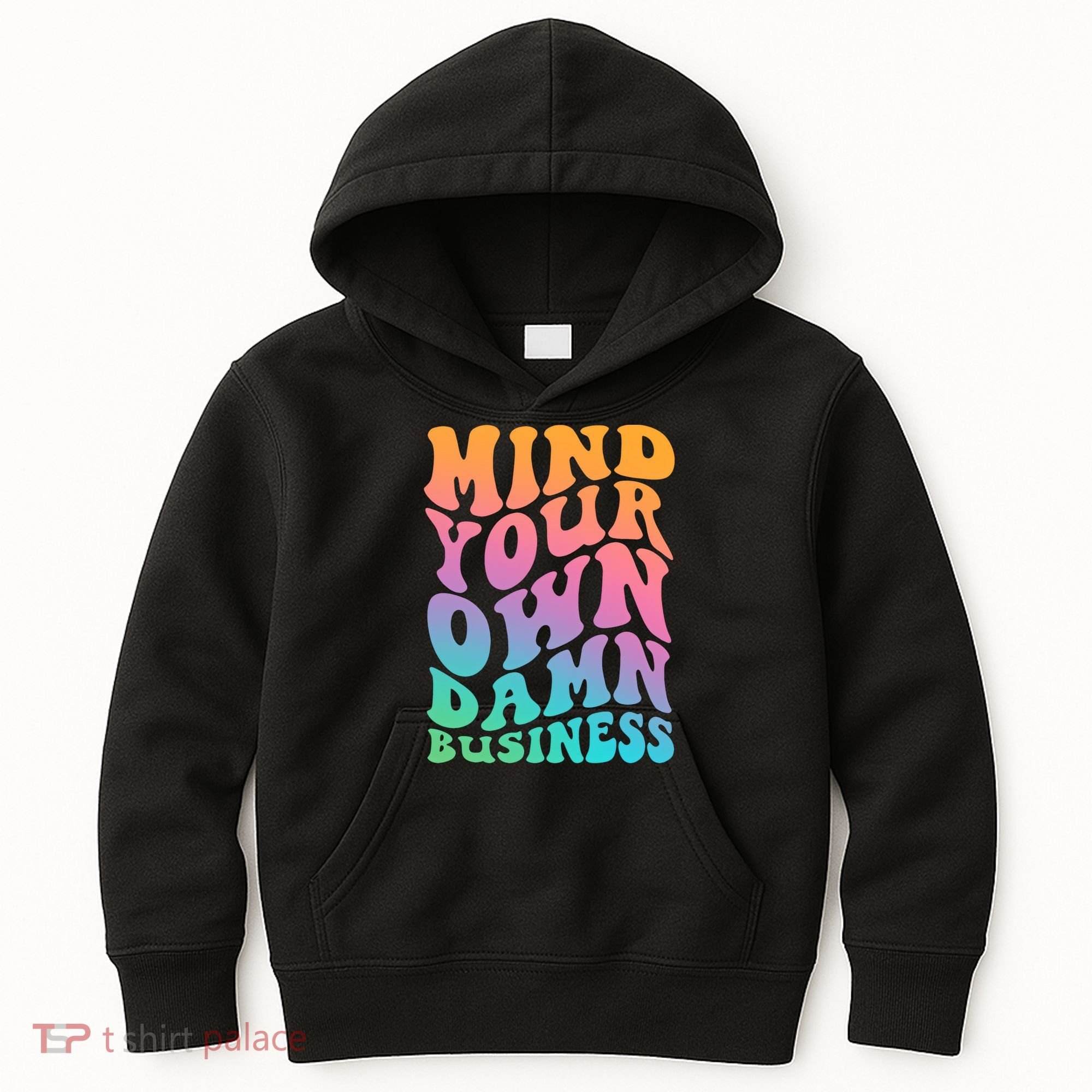 Mind Your Own Damn Business Walz Kids Hoodie