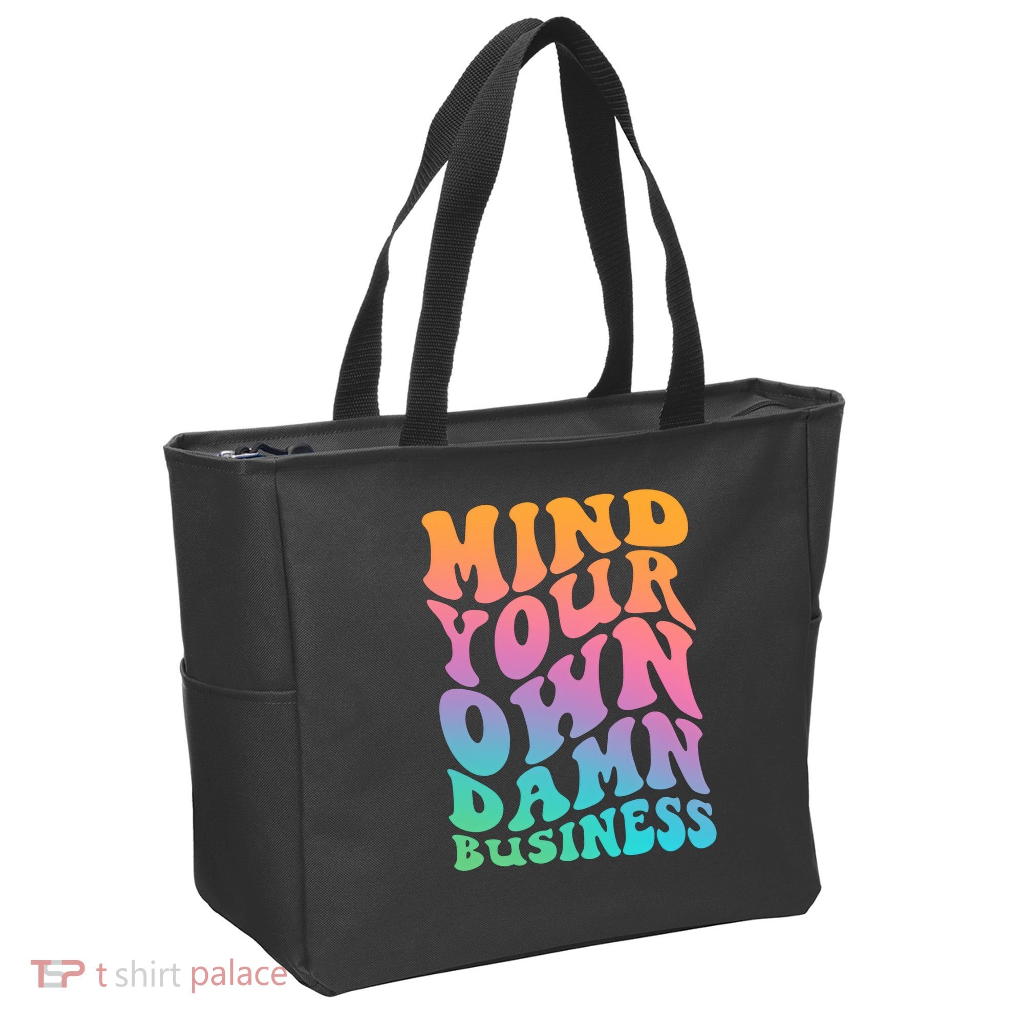 Mind Your Own Damn Business Walz Tote Bag