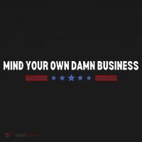 Mind Your Own Damn Business Doggie Tank thumb 4