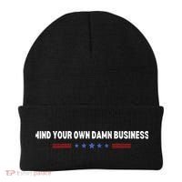 Mind Your Own Damn Business Beanie thumb 0