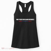 Mind Your Own Damn Business Women's Tank Top thumb 0