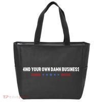 Mind Your Own Damn Business Tote Bag thumb 0