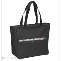 Mind Your Own Damn Business Tote Bag thumb 2