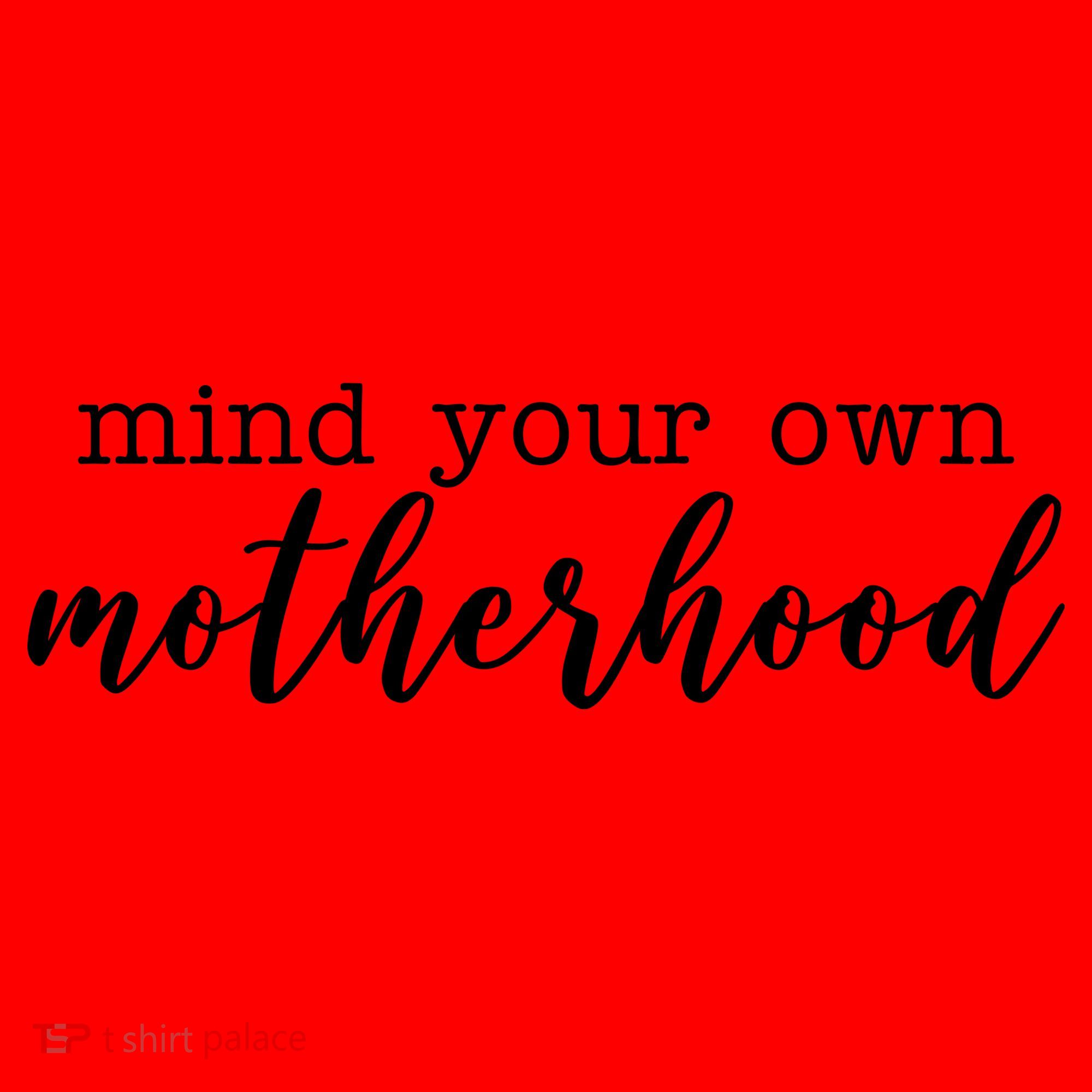 Mind Your Own Motherhood Santa Hat
