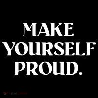 Make Yourself Proud Positive Quote Women's Hoodie thumb 2
