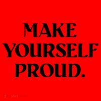 Make Yourself Proud Positive Quote Santa Hat thumb 1