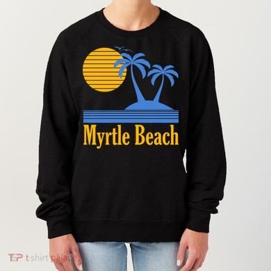 Myrtle Beach Summer Palm Tree Women's Sweatshirt