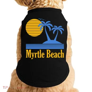 Myrtle Beach Summer Palm Tree Doggie Tank
