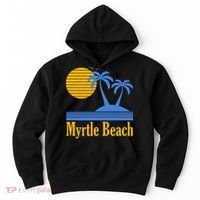 Myrtle Beach Summer Palm Tree Hoodie thumb 0
