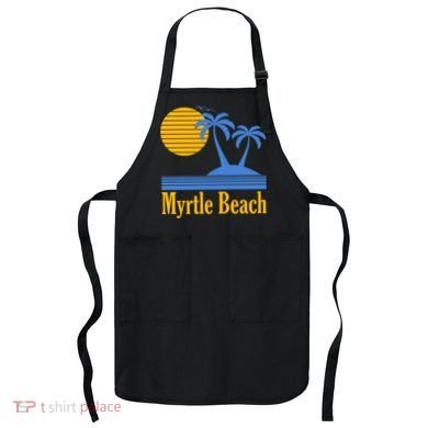 Myrtle Beach Summer Palm Tree Apron