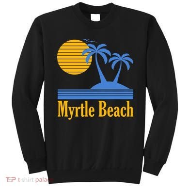 Myrtle Beach Summer Palm Tree Sweatshirt
