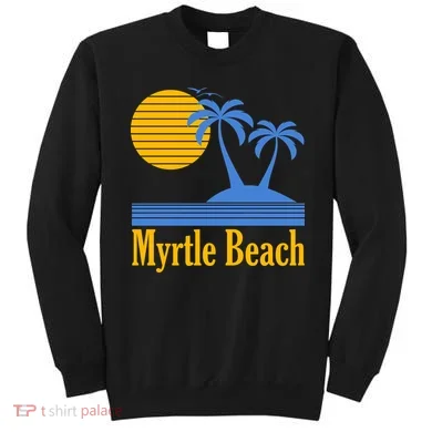 Myrtle Beach Summer Palm Tree Sweatshirt