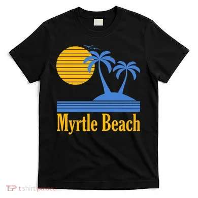 Myrtle Beach Summer Palm Tree T-Shirt