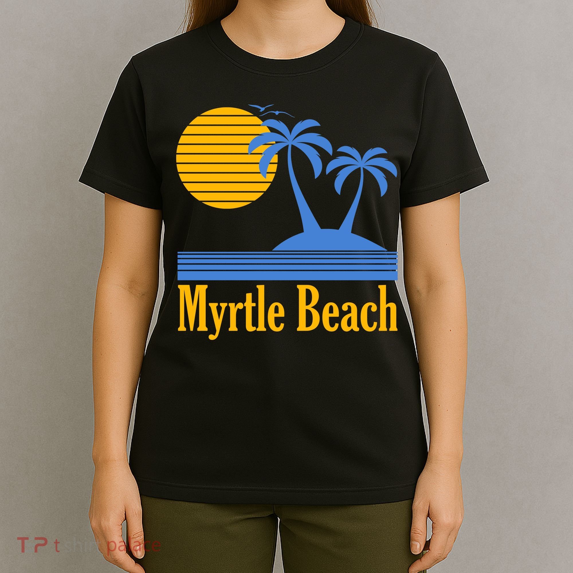 Myrtle Beach Summer Palm Tree T-Shirt
