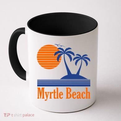 Myrtle Beach Summer Palm Tree Coffee Mug