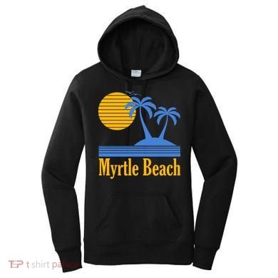 Myrtle Beach Summer Palm Tree Women's Hoodie