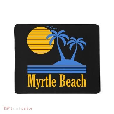 Myrtle Beach Summer Palm Tree Mousepad