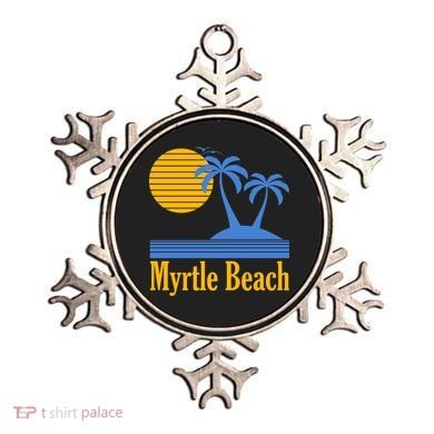Myrtle Beach Summer Palm Tree Ornament