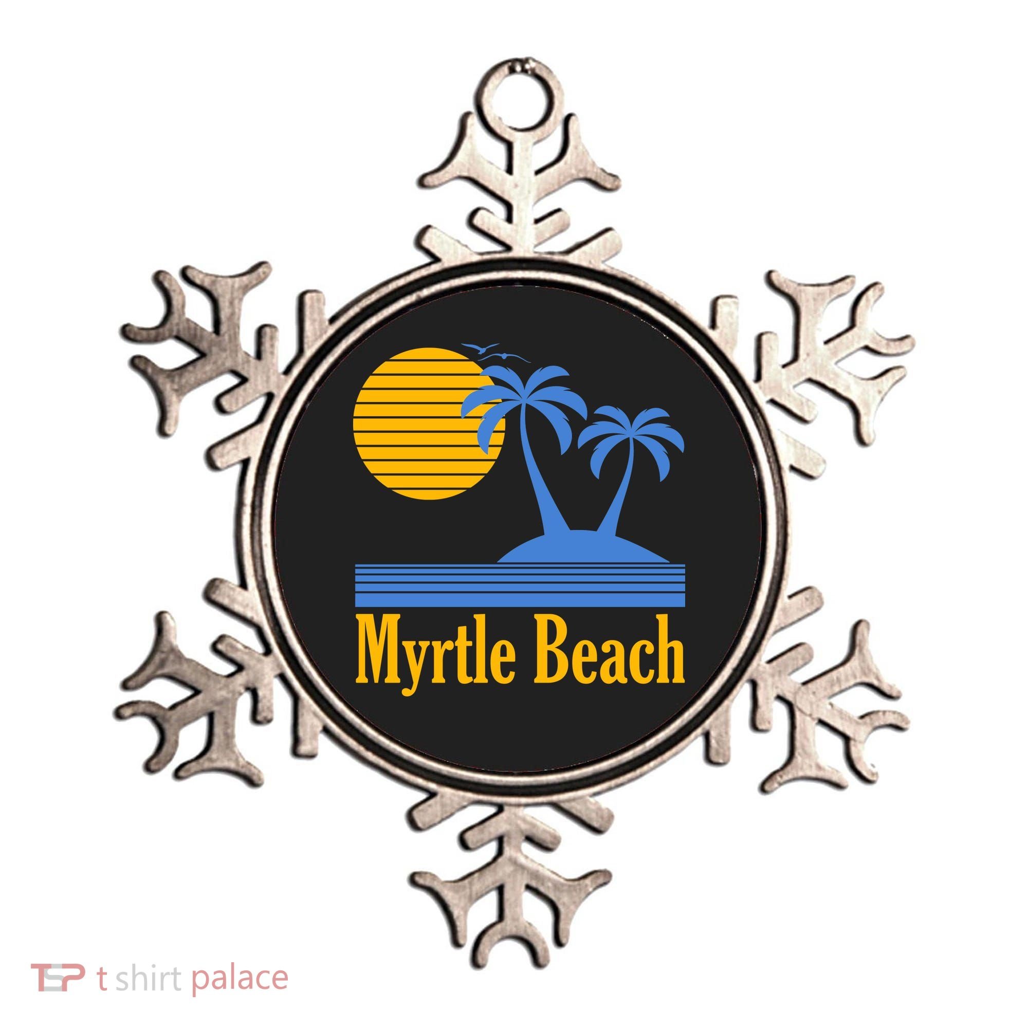 Myrtle Beach Summer Palm Tree Ornament