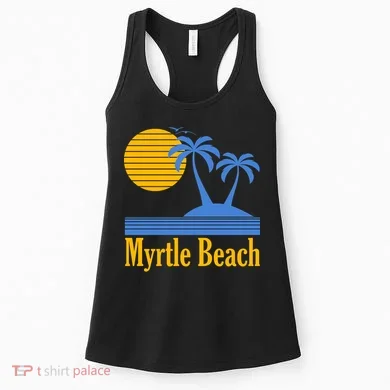 Myrtle Beach Summer Palm Tree Women's Tank Top