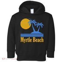 Myrtle Beach Summer Palm Tree Toddler Hoodie thumb 0