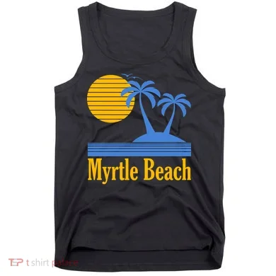 Myrtle Beach Summer Palm Tree Tank Top