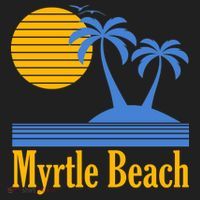 Myrtle Beach Summer Palm Tree Golf Towel thumb 3