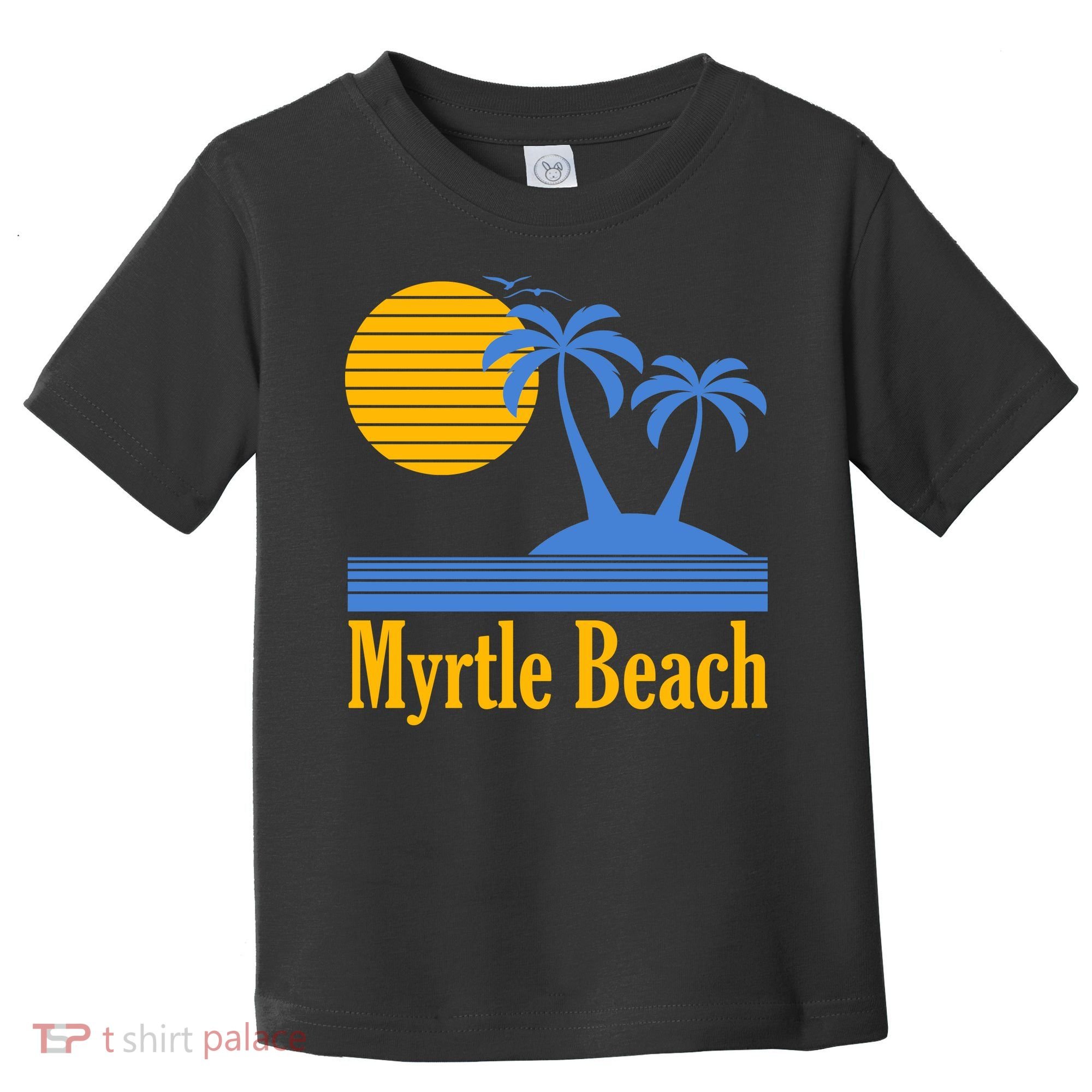 Myrtle Beach Summer Palm Tree Toddler T-Shirt