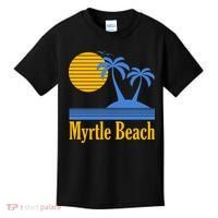 Myrtle Beach Summer Palm Tree Kids T-Shirt thumb 0