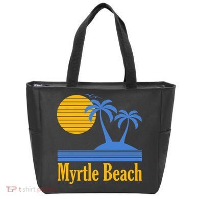 Myrtle Beach Summer Palm Tree Tote Bag