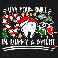 May Your Smile Be Merry Bright Christmas Holiday Season Backpack thumb 2