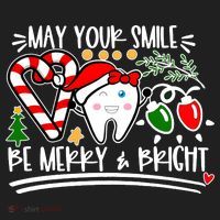May Your Smile Be Merry Bright Christmas Holiday Season Beanie thumb 2
