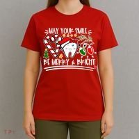 May Your Smile Be Merry Bright Christmas Holiday Season T-Shirt thumb 4