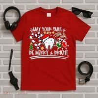 May Your Smile Be Merry Bright Christmas Holiday Season T-Shirt thumb 5