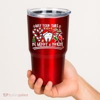 May Your Smile Be Merry Bright Christmas Holiday Season Tumbler thumb 2