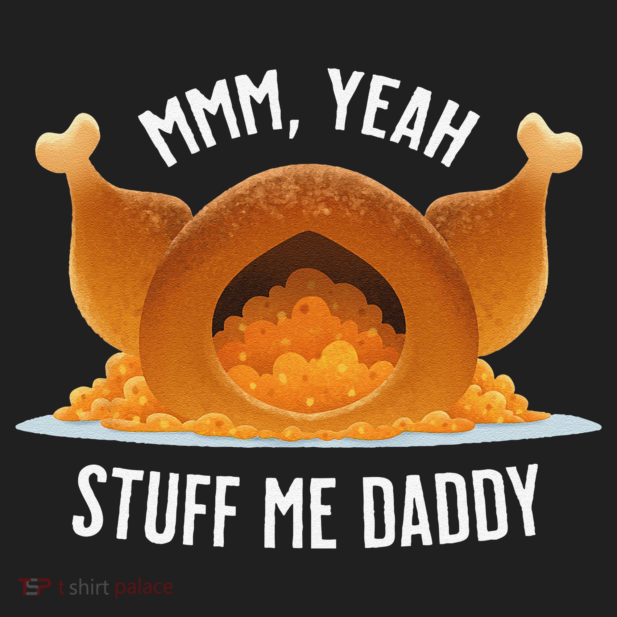 Mmm Yeah Stuff Me Daddy Sexy Funny Thanksgiving Turkey Beanie