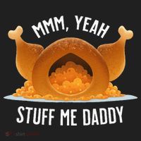 Mmm Yeah Stuff Me Daddy Sexy Funny Thanksgiving Turkey Hat thumb 2