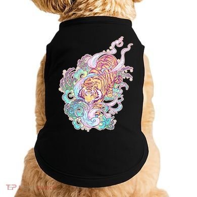 Mystical Tiger Tattoo Design Doggie Tank