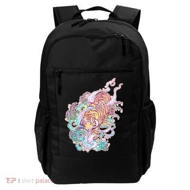 Mystical Tiger Tattoo Design Backpack