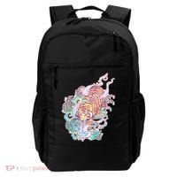 Mystical Tiger Tattoo Design Backpack thumb 0