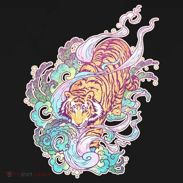Mystical Tiger Tattoo Design Bucket Hat