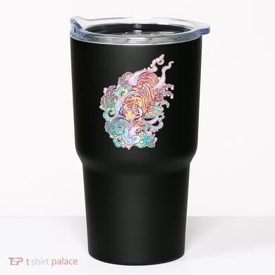 Mystical Tiger Tattoo Design Tumbler
