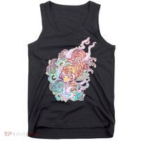 Mystical Tiger Tattoo Design Tank Top thumb 0