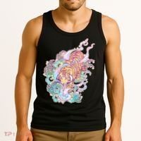Mystical Tiger Tattoo Design Tank Top thumb 3