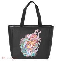 Mystical Tiger Tattoo Design Tote Bag thumb 0