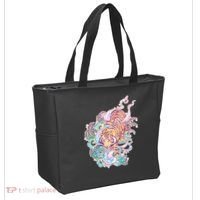 Mystical Tiger Tattoo Design Tote Bag thumb 2